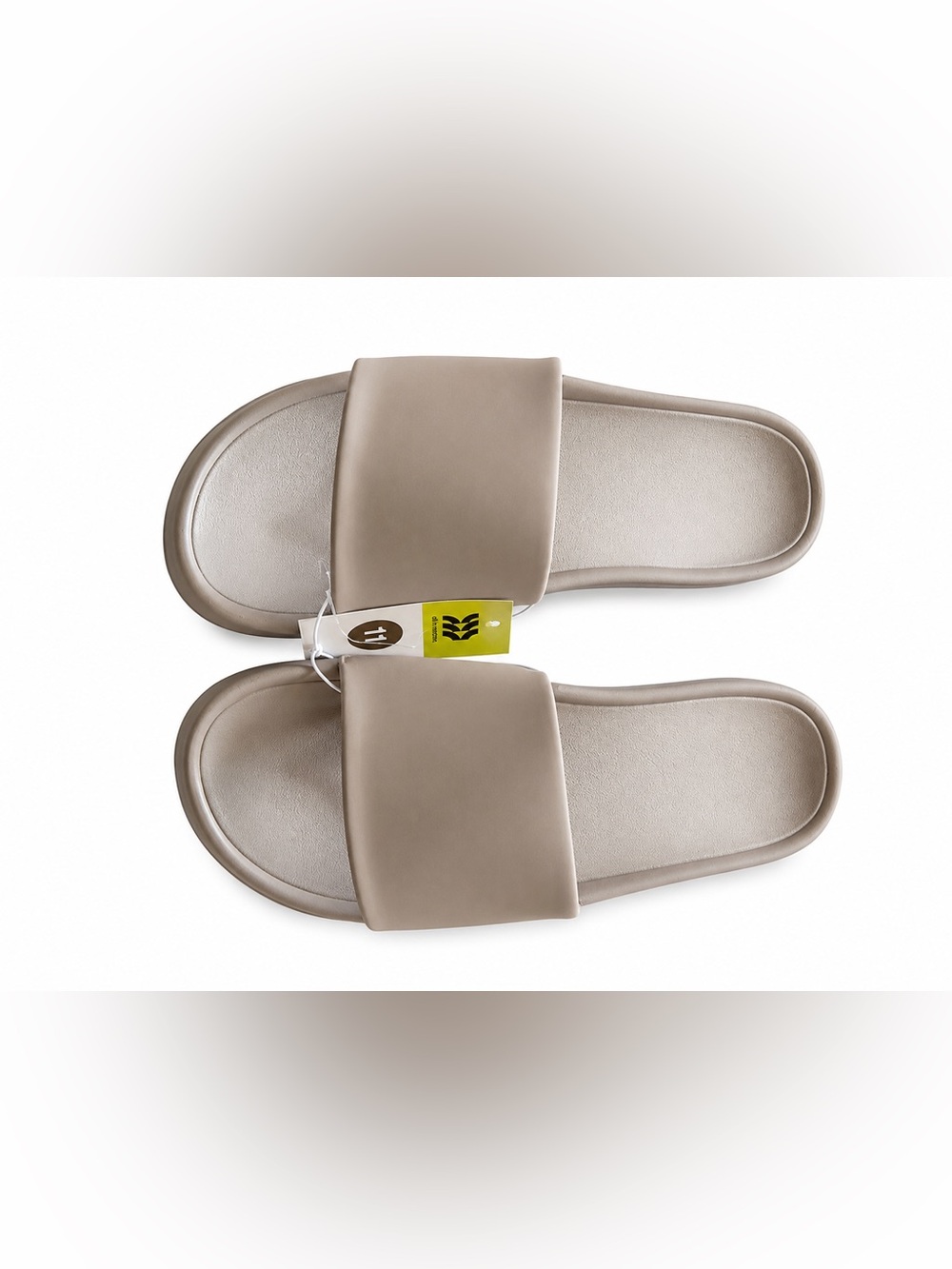 All in Motion Women’s Taupe Slide Sandals Size 11 Lightweight Comfort Slides